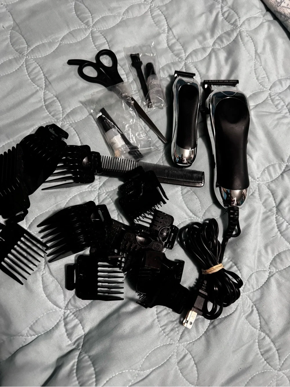 Men's Corded Hair Clipper Kit - Black/Silver